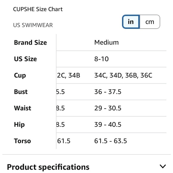 CUPSHE VNeck Double Straps Cross Back Tie One Piece Swimsuit Black White Floral - Picture 12 of 13